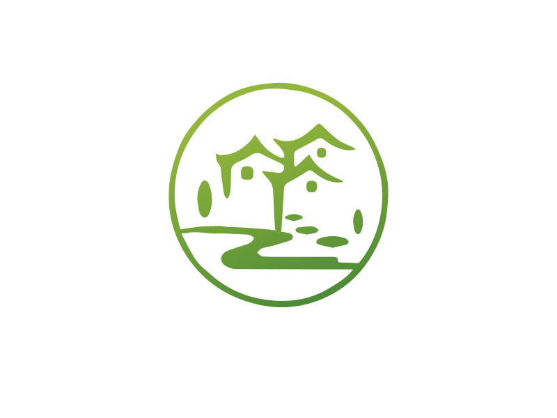 秦光华的物外乡村logo设计