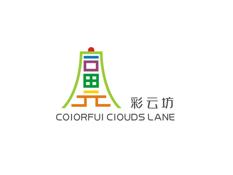 姜彦海的富元·彩云坊logo设计