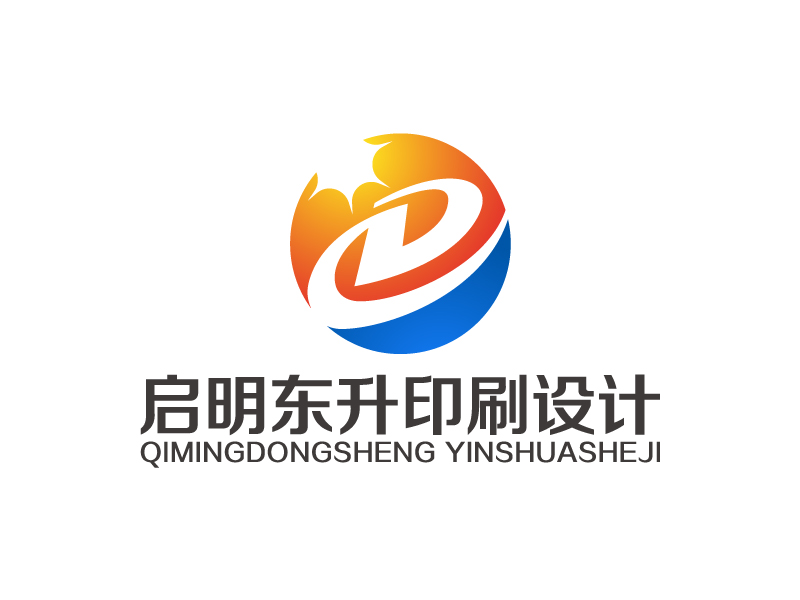 叶美宝的北京启明东升印刷设计有限公司logo设计