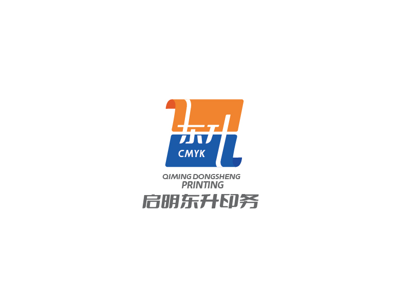 于伟光的北京启明东升印刷设计有限公司logo设计