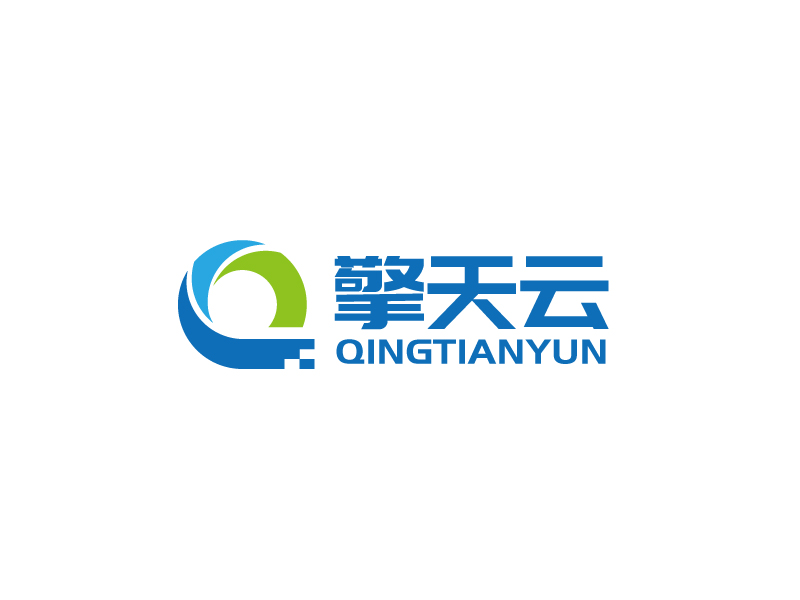 张俊的擎天云qingtianyunlogo设计