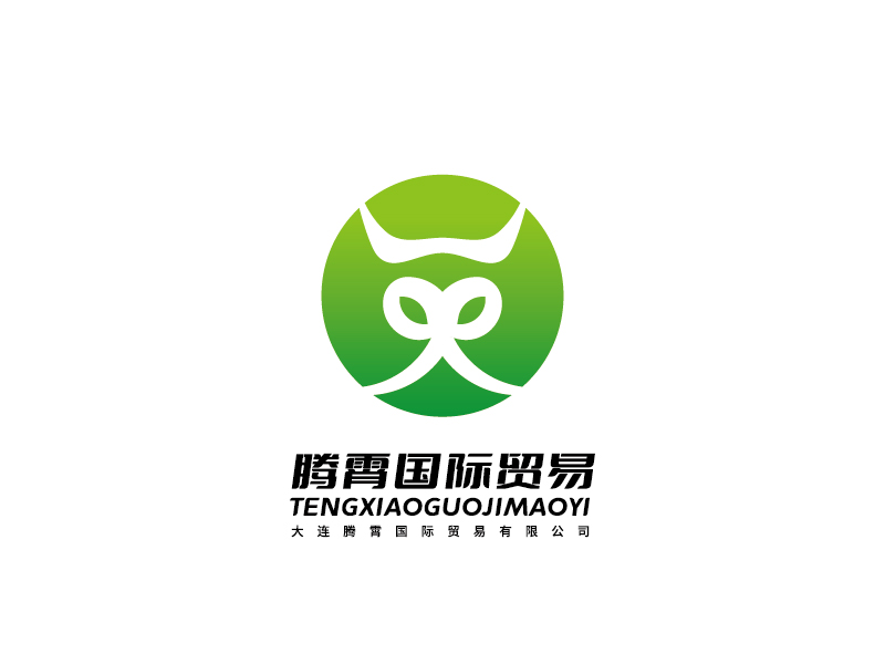 李宁的大连腾霄国际贸易有限公司logo设计
