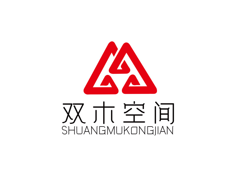 秦光华的双木空间logo设计