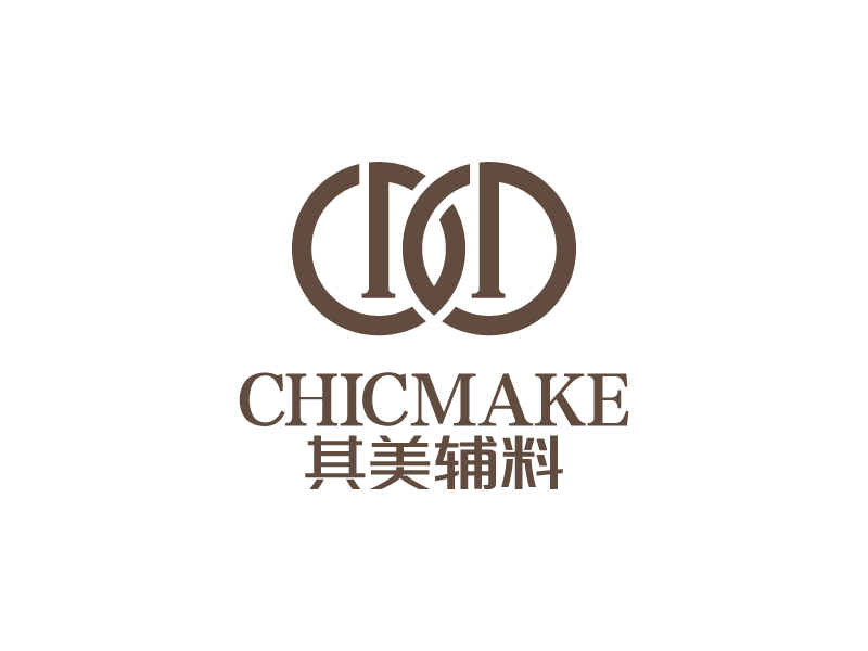 唐国强的其美辅料CHICMAKElogo设计