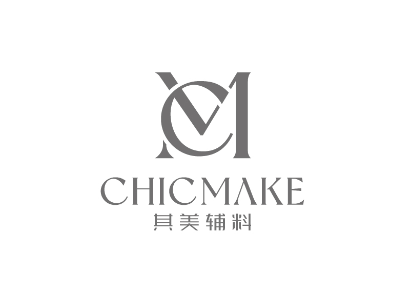 张俊的其美辅料CHICMAKElogo设计