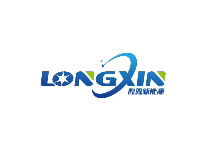 朱红娟的隆鑫新能源logo设计