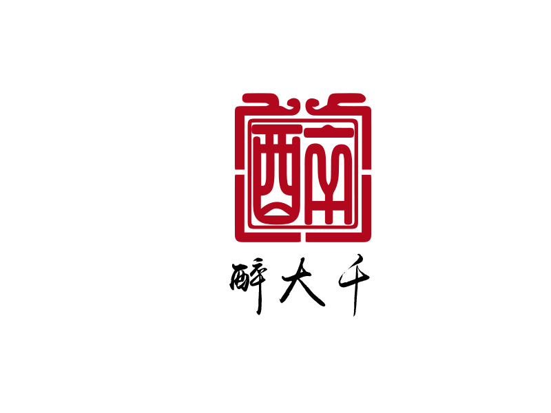 秦光华的醉大千logo设计