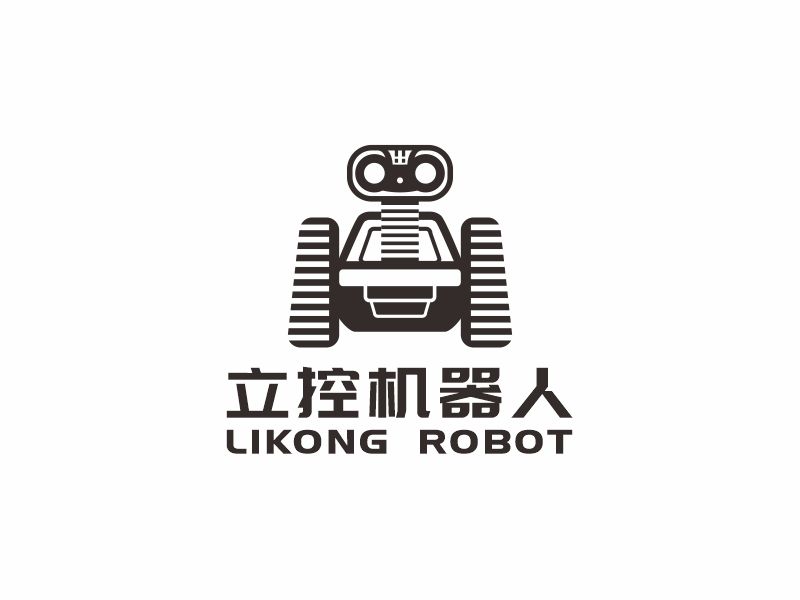 何嘉健的立控机器人logo设计