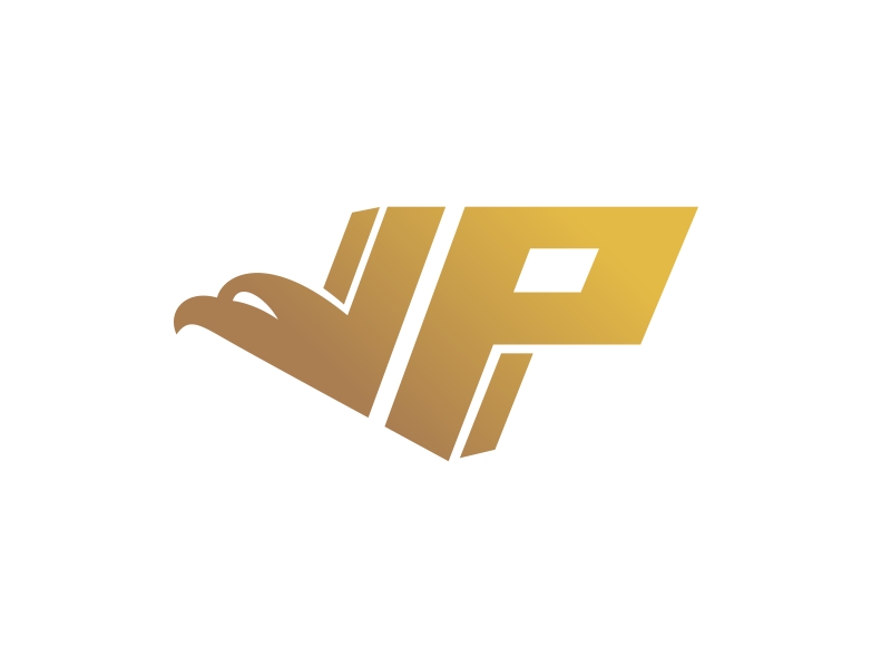 林思源的JP+图形金鹏或金鹰logo设计