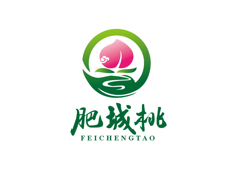 朱红娟的肥城桃logo设计