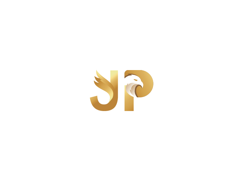 于伟光的JP+图形金鹏或金鹰logo设计