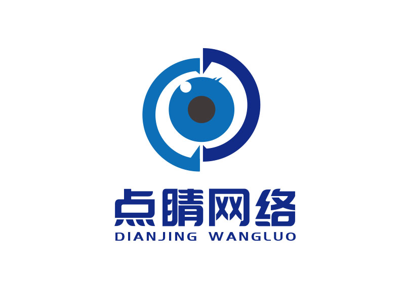 朱红娟的甘肃点睛网络科技有限公司logo设计