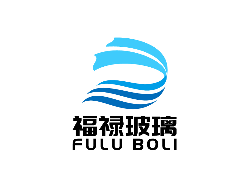 叶美宝的福禄玻璃logo设计