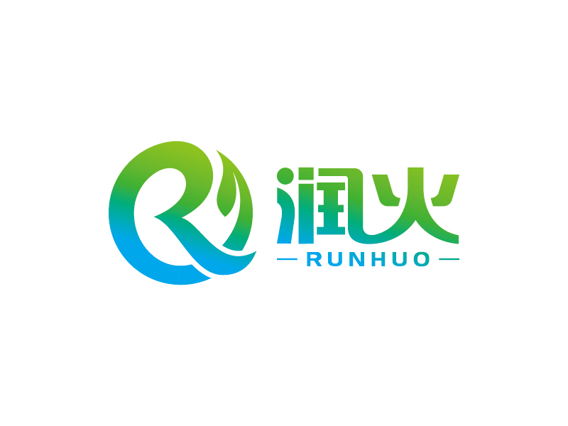 王涛的润火logo设计
