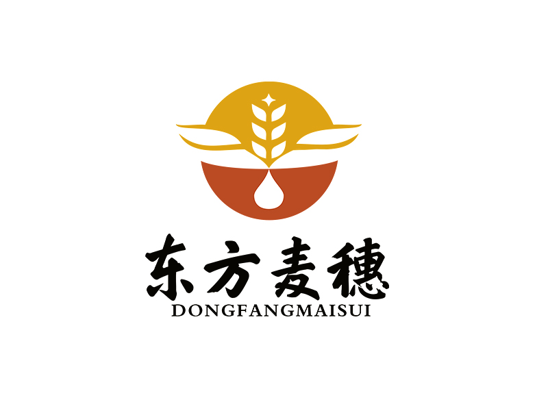 李杰的白酒品牌,东方麦穗logo设计