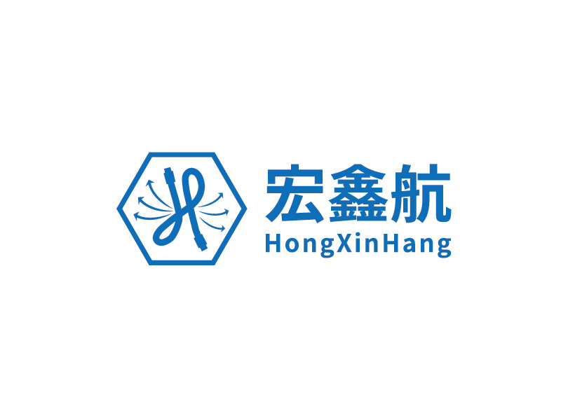 李宁的宏鑫航/HXH/hongxinhanglogo设计