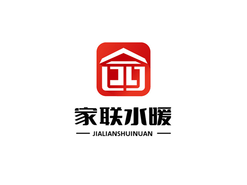 赵鹏 v的家联水暖logo设计
