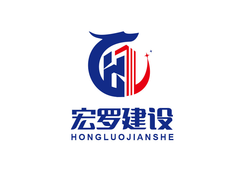 朱红娟的宏罗/上海宏罗建设科技有限公司logo设计