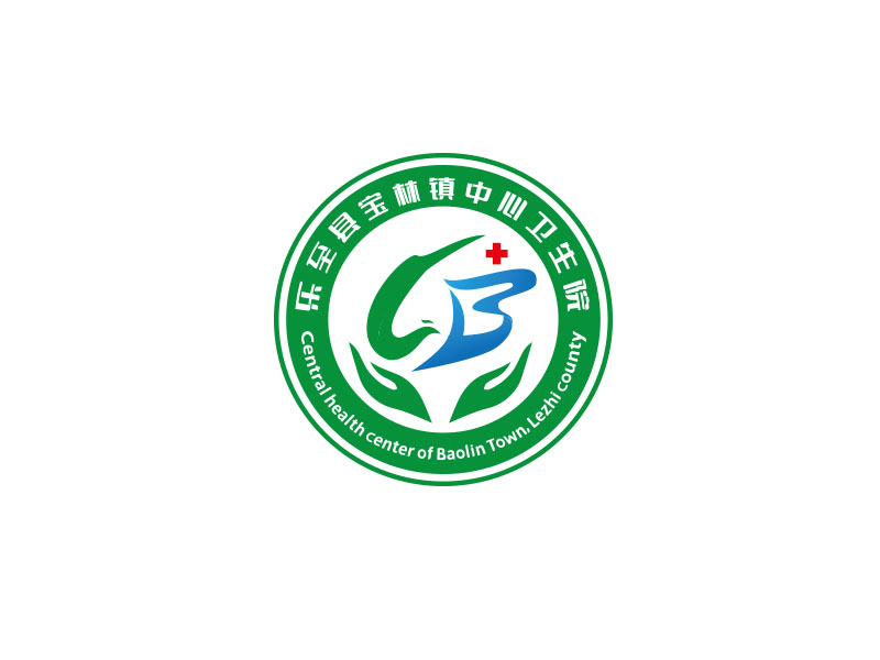 朱红娟的乐至县宝林镇中心卫生院logo设计