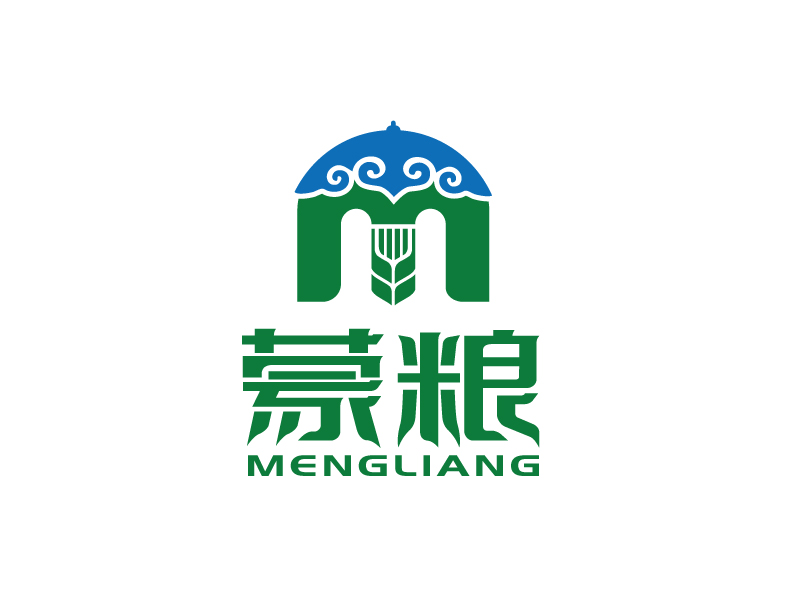 张俊的蒙粮logo设计
