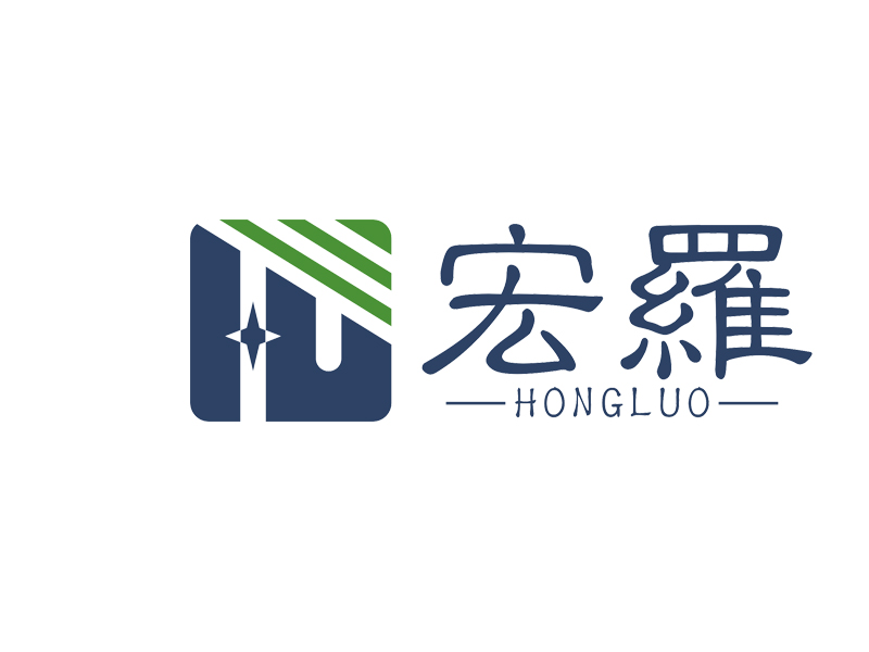 宏罗/上海宏罗建设科技有限公司logo设计