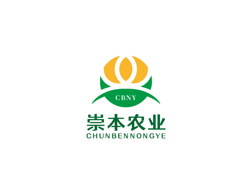 李宁的崇本农业logo设计