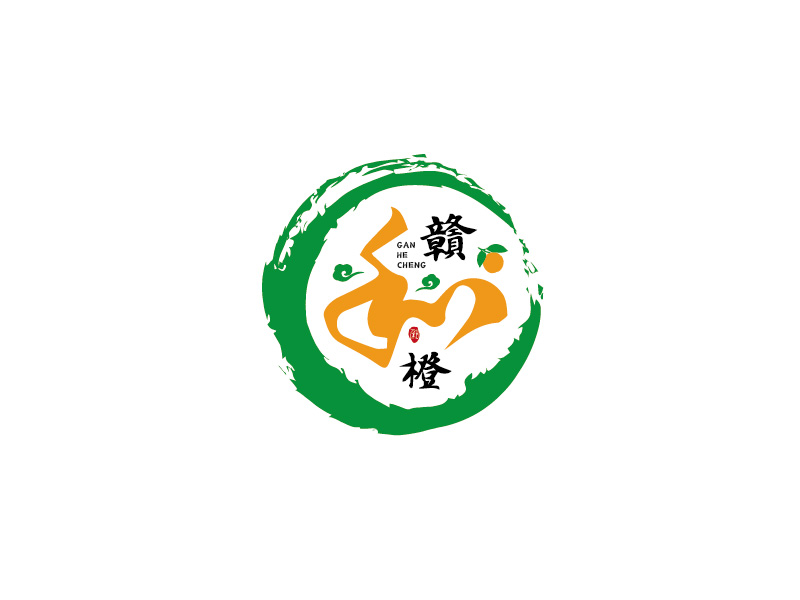 李宁的赣•和橙logo设计