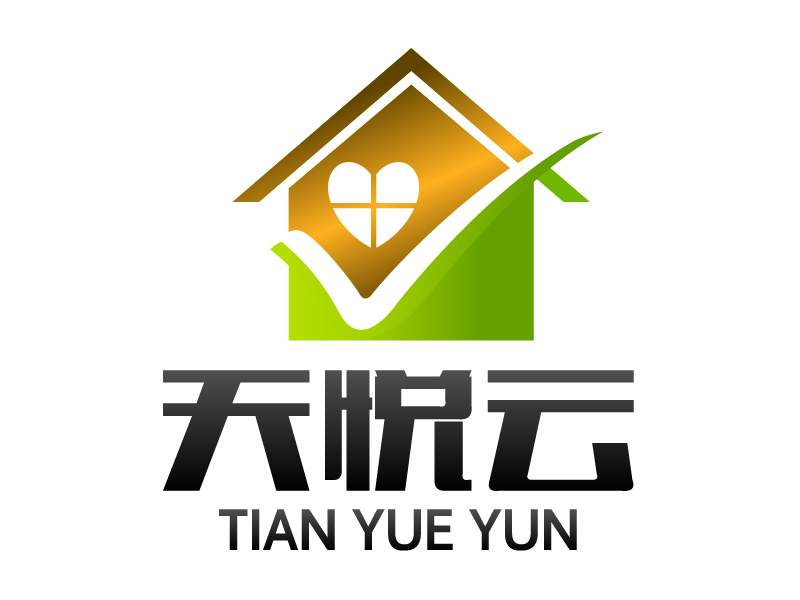 晓熹的天悦云logo设计