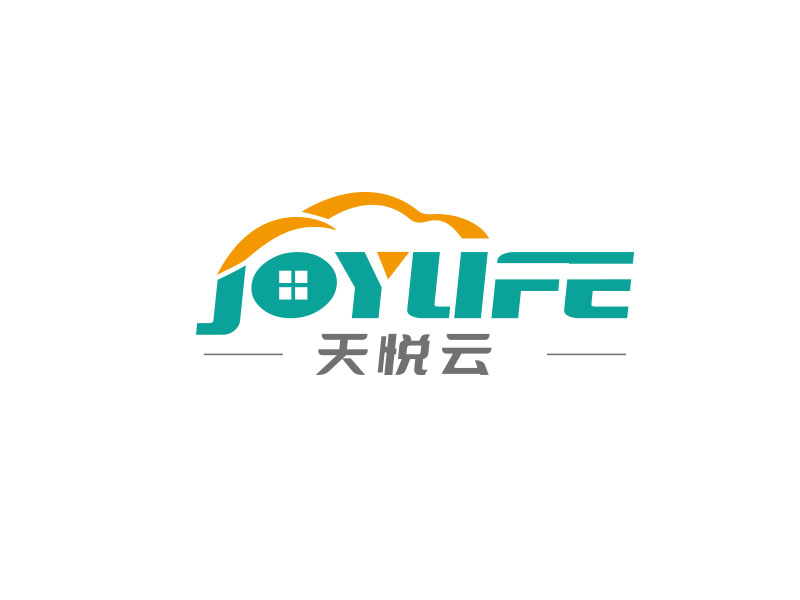 朱红娟的天悦云logo设计