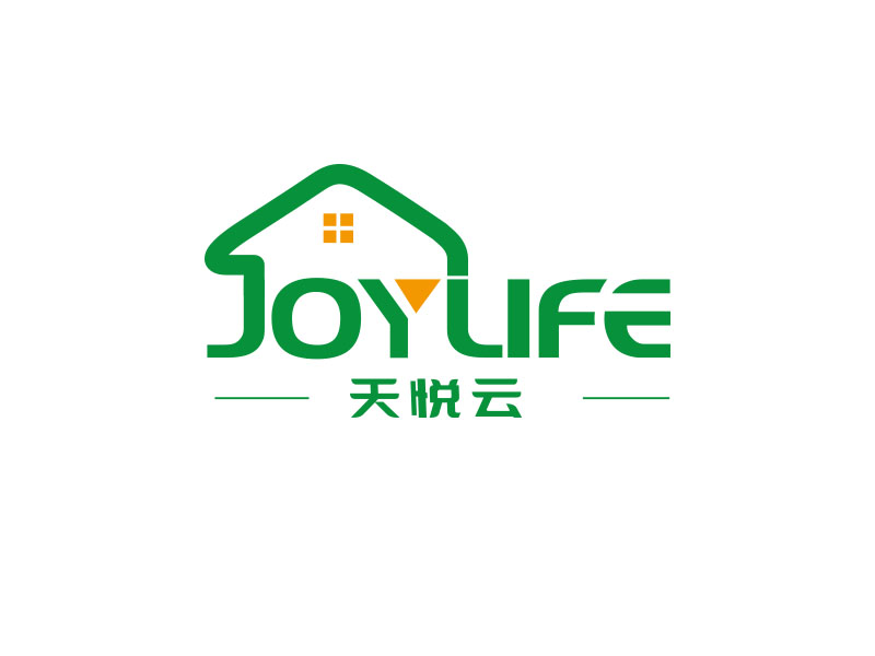 朱红娟的天悦云logo设计