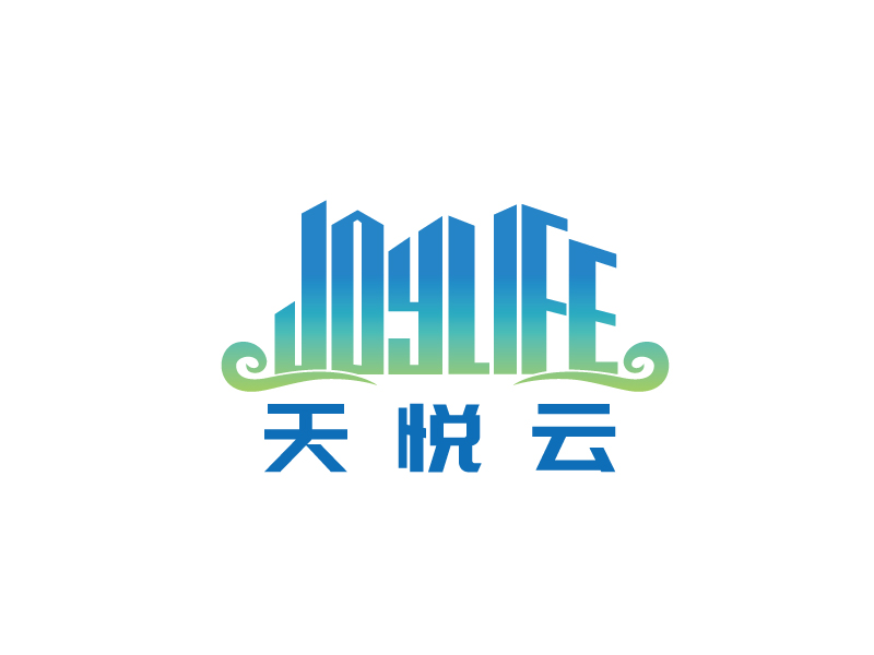 张俊的天悦云logo设计