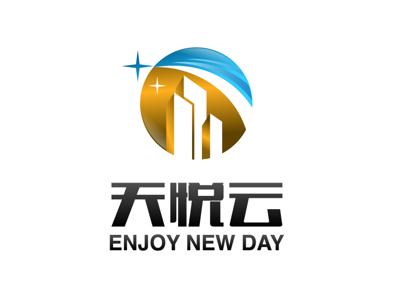 晓熹的天悦云logo设计