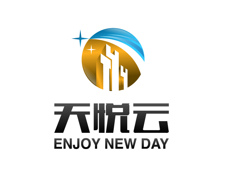 晓熹的天悦云logo设计