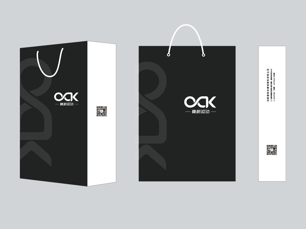 朱红娟的OAK 橡树运动logo设计