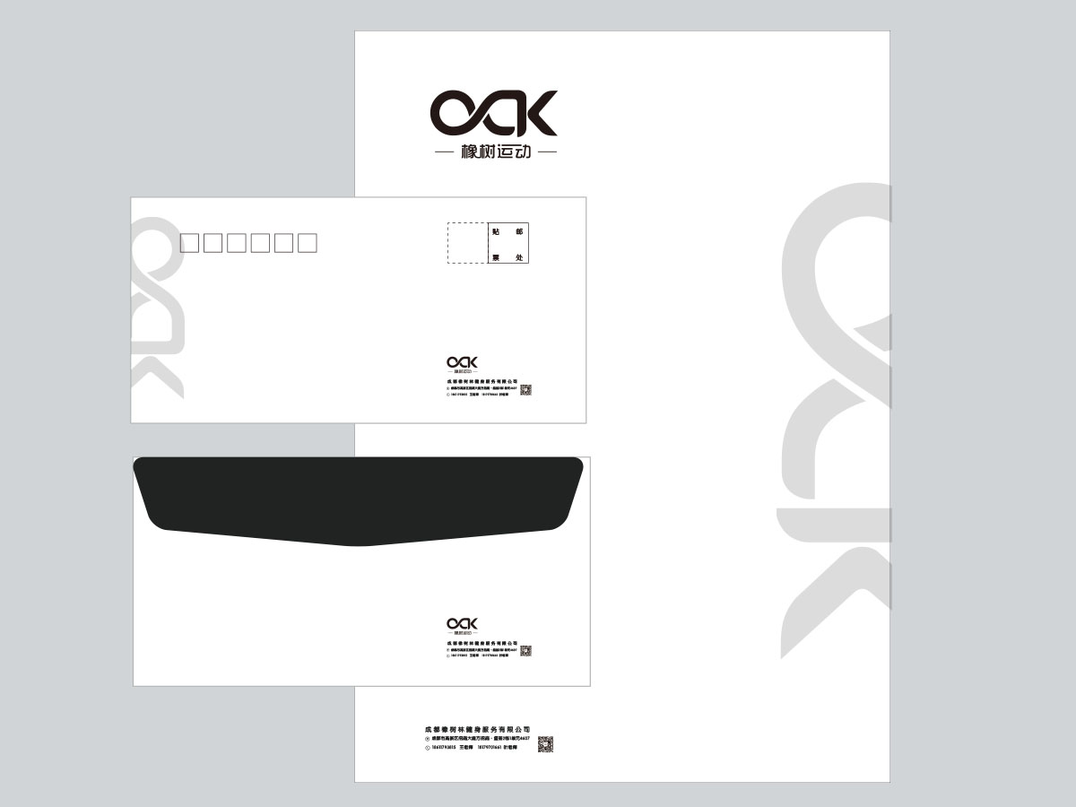 朱红娟的OAK 橡树运动logo设计