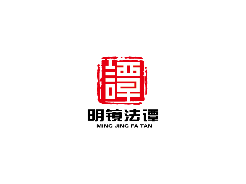 杨忠的明镜法谭logo设计
