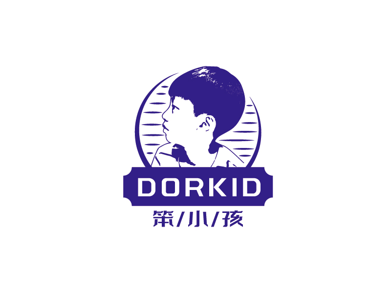 李宁的Dorkid/笨小孩logo设计