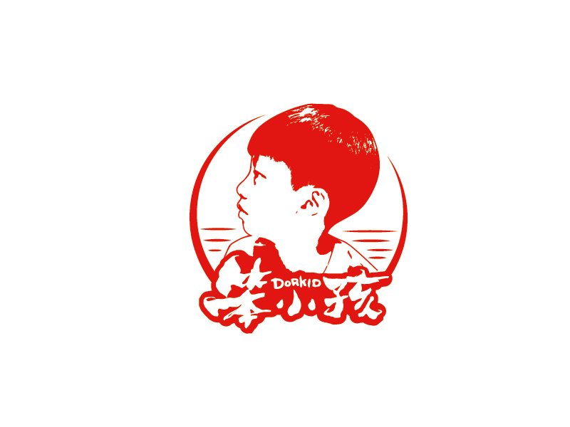 李宁的Dorkid/笨小孩logo设计