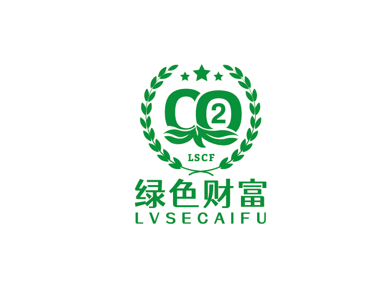 李宁的绿色财富logo设计