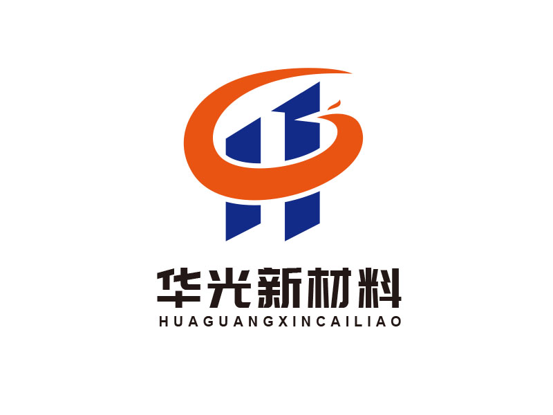 朱红娟的华光新材料技术有限公司（半圆）（HGJS）logo设计