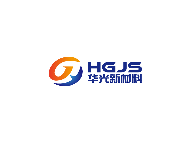 杨忠的华光新材料技术有限公司（半圆）（HGJS）logo设计