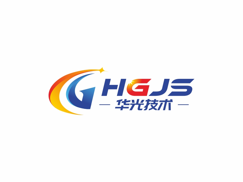 陈国伟的华光新材料技术有限公司（半圆）（HGJS）logo设计