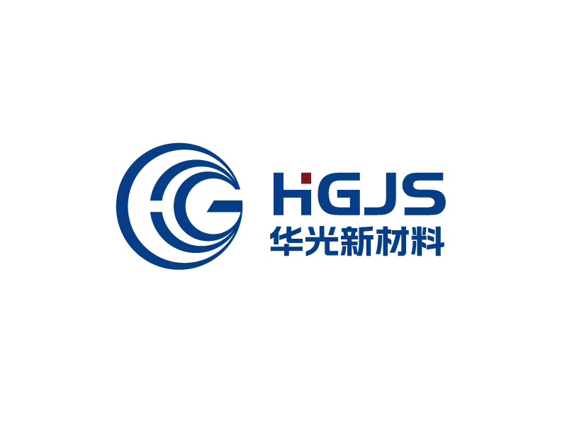 唐国强的华光新材料技术有限公司（半圆）（HGJS）logo设计