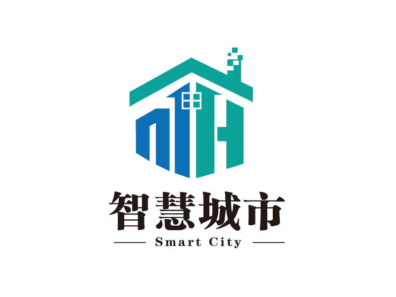 朱红娟的智慧城市發展有限公司logo设计