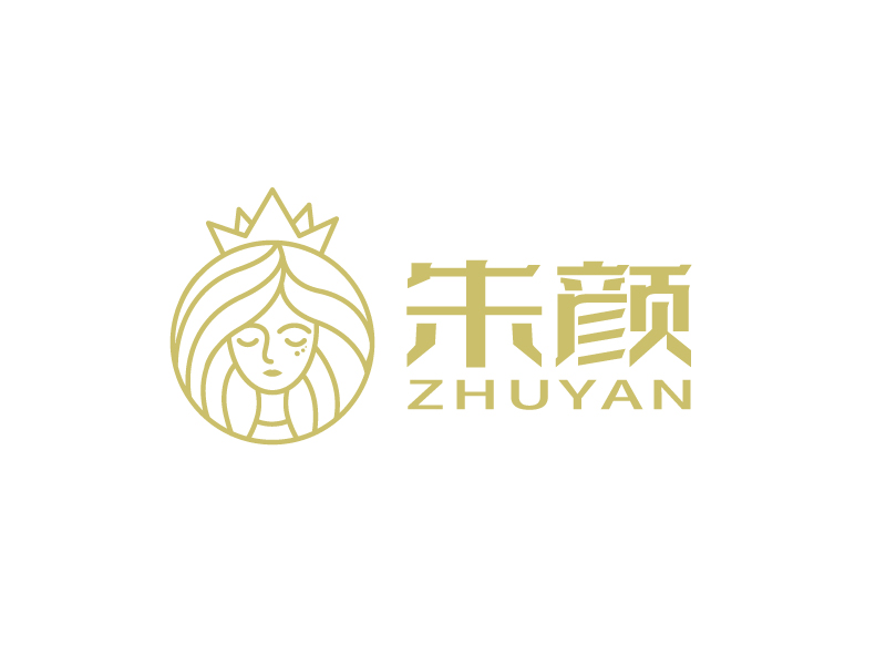 张俊的朱颜logo设计