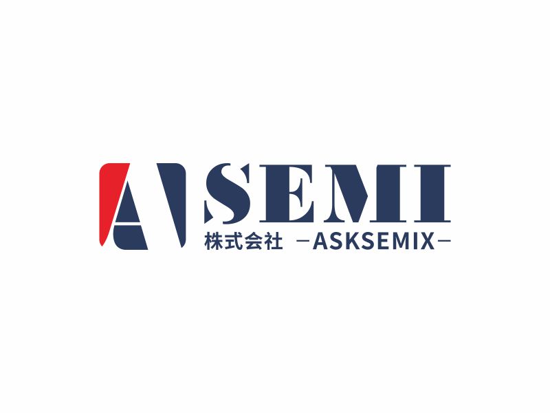 何嘉健的株式会社ASKSEMIXlogo设计