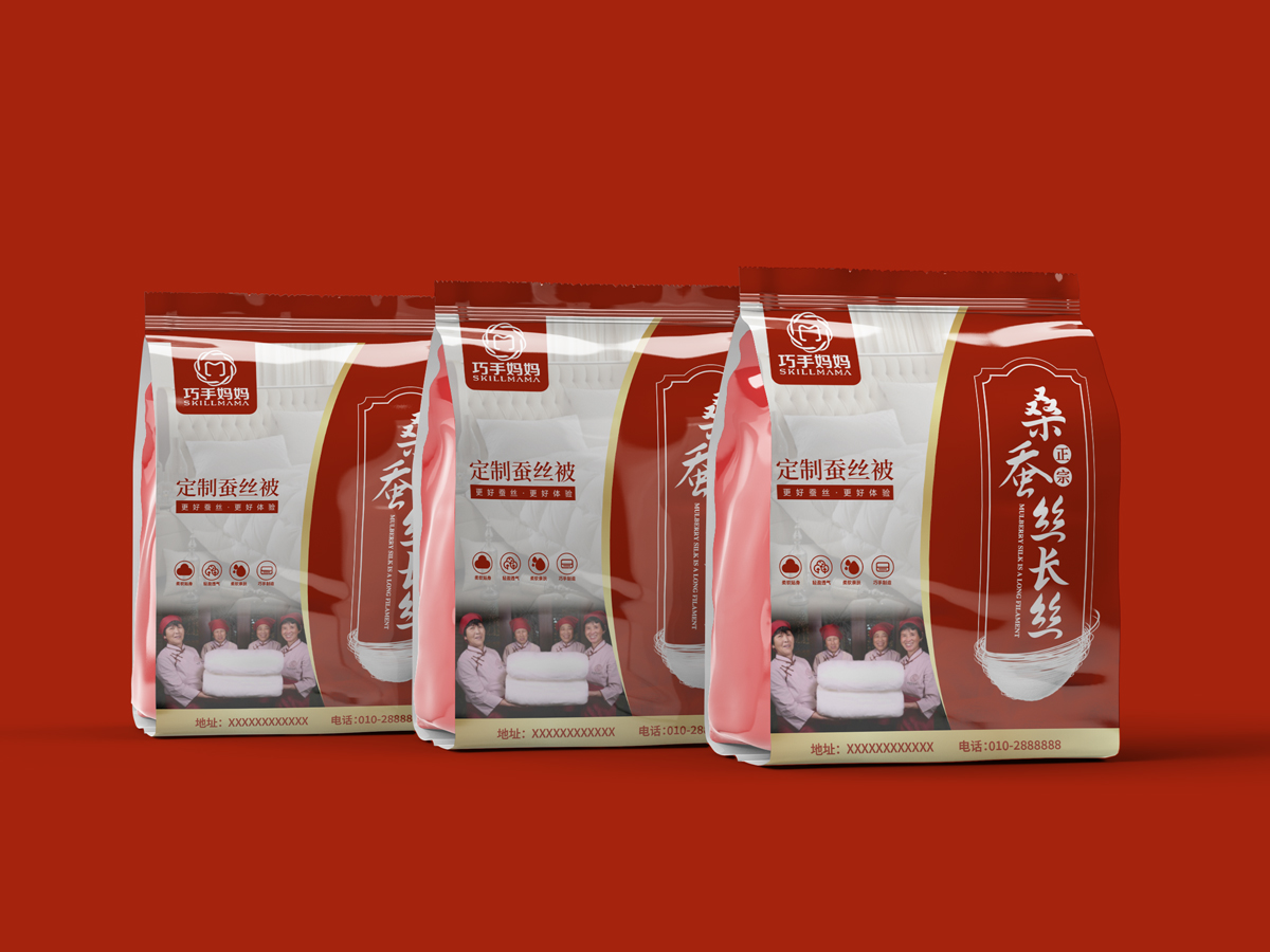 杨忠的正宗桑蚕丝长丝logo设计