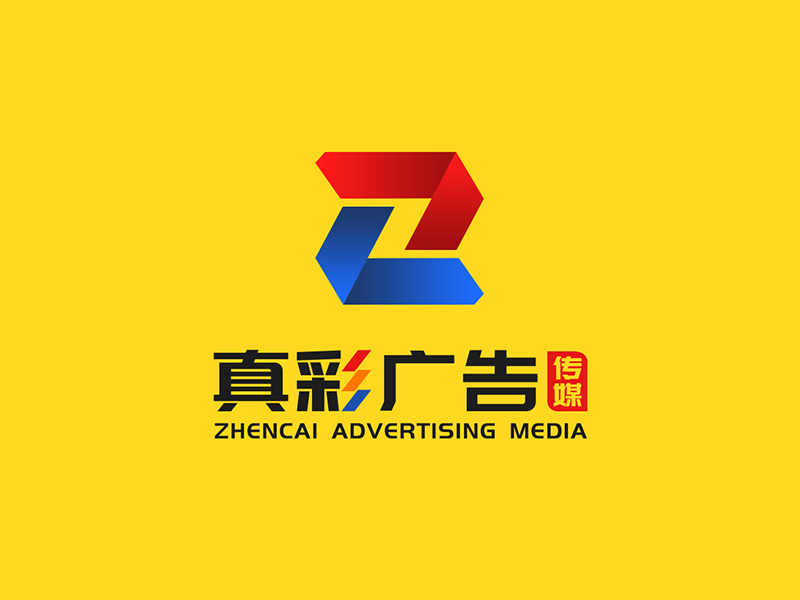 真彩广告传媒logo设计