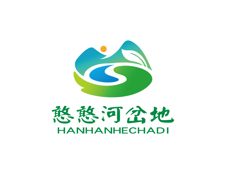 张俊的憨憨河岔地logo设计