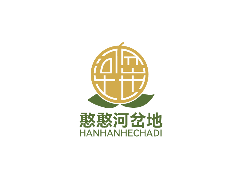 杨忠的憨憨河岔地logo设计